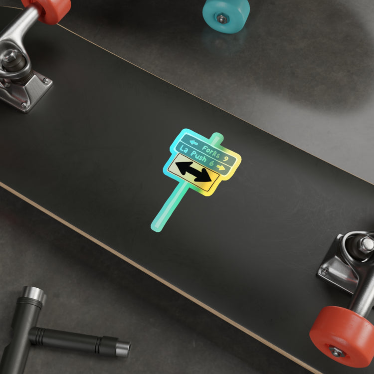 Decisions Holographic Sticker