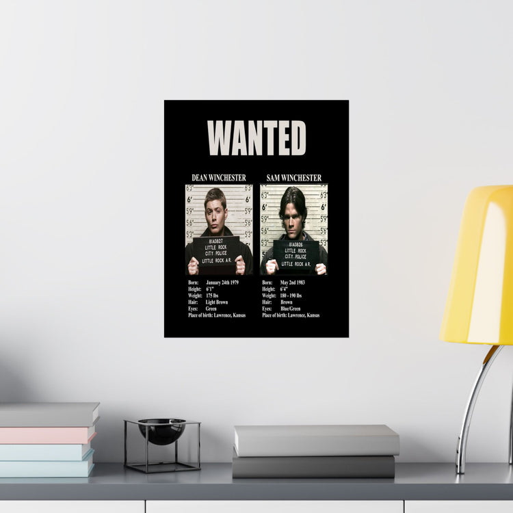 Winchesters Wanted Poster