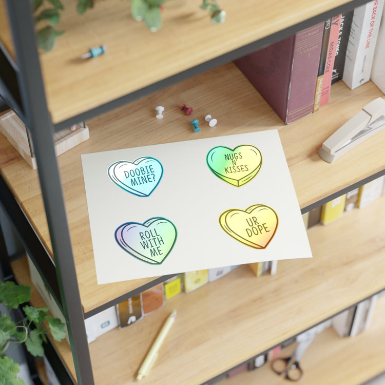 Stoner Conversation Hearts Sticker Sheets - Fandom-Made