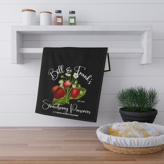 Bill & Frank's Strawberry Preserves Kitchen Towel - Fandom-Made