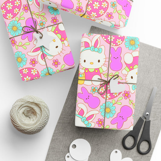 Easter Kitty Wrapping Paper