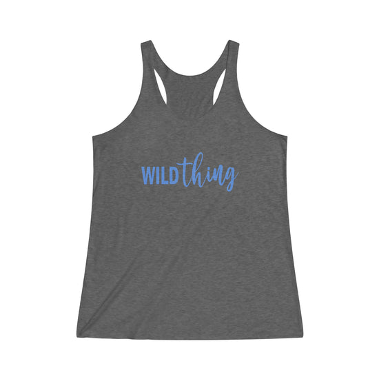 Wild Thing Tri-Blend Racerback Tank - Fandom-Made