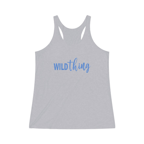 Wild Thing Tri-Blend Racerback Tank - Fandom-Made