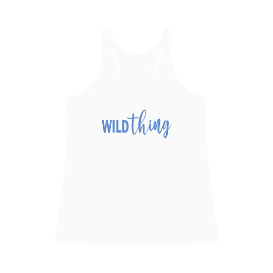 Wild Thing Tri-Blend Racerback Tank - Fandom-Made