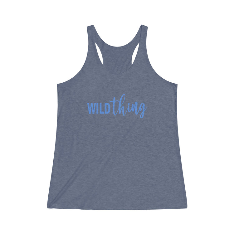 Wild Thing Tri-Blend Racerback Tank - Fandom-Made