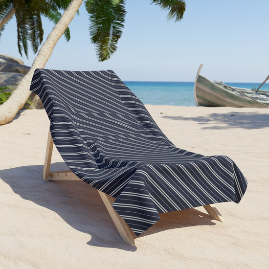 Ravenclaw Stripes Beach Towel - Fandom-Made
