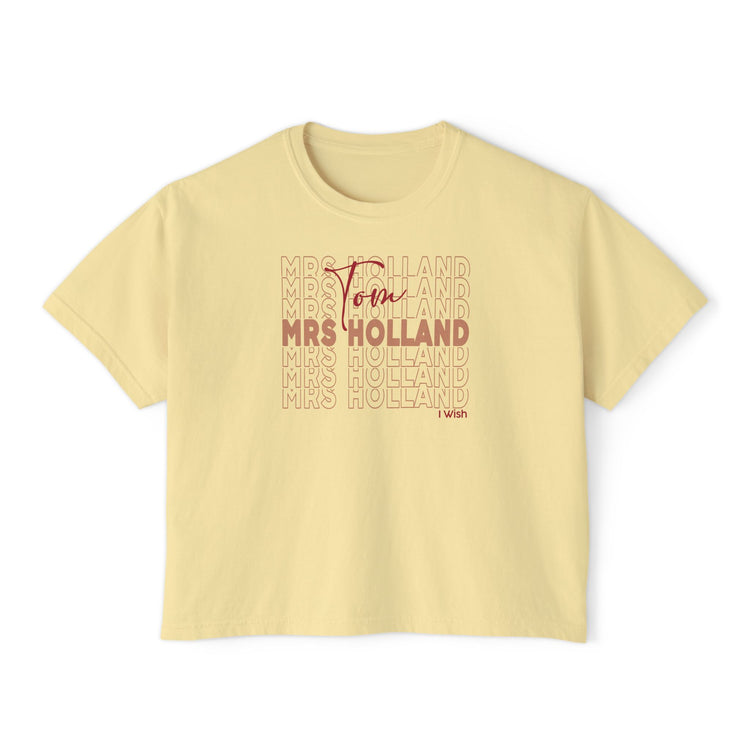 Mrs. Holland Women's Boxy Tee