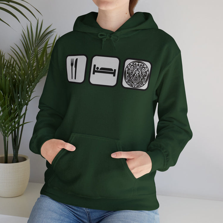 Eat Sleep Quileute Tribe Hoodie