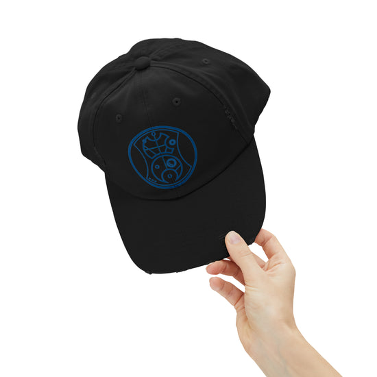 Hello Sweetie in Gallifreyan Distressed Cap - Fandom-Made