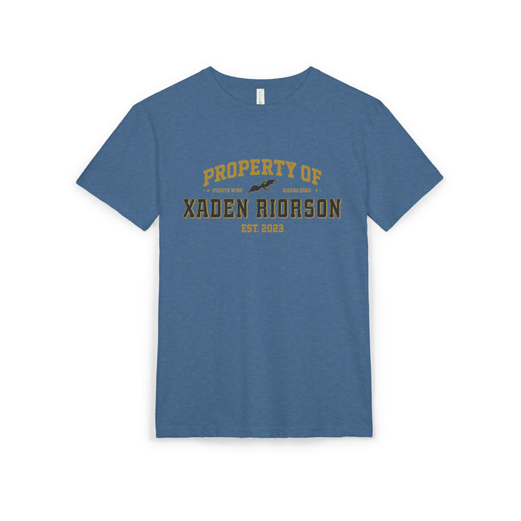 Property of Xaden Riorson Sueded Unisex T-Shirt - Fandom-Made