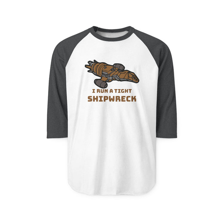 Tight Shipwreck 3/4 Raglan Shirt - Fandom-Made