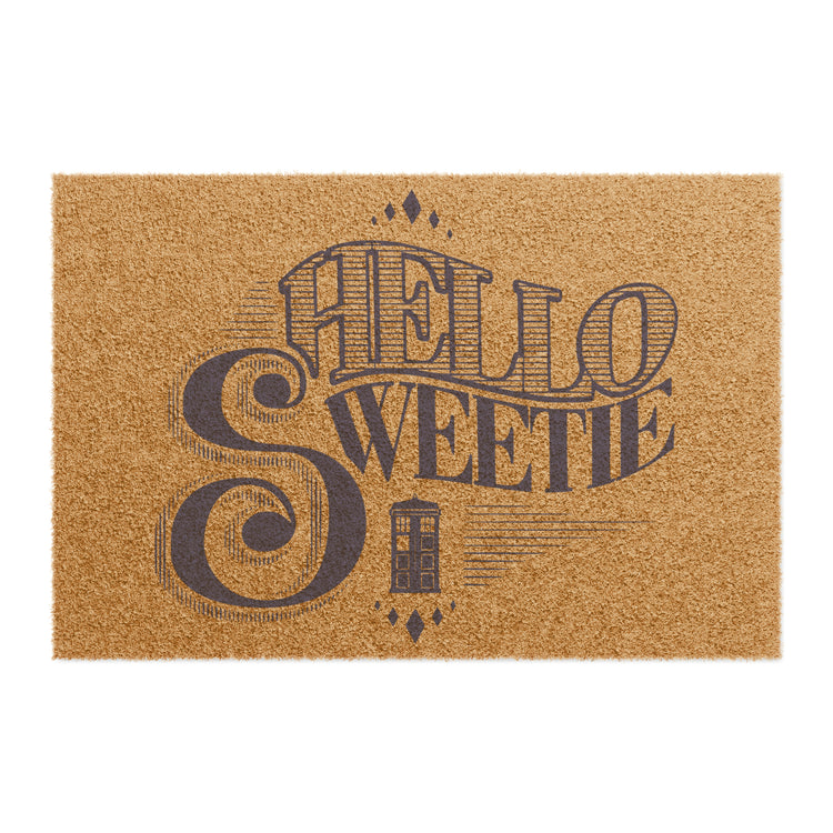 Hello Sweetie Doormat - Fandom-Made