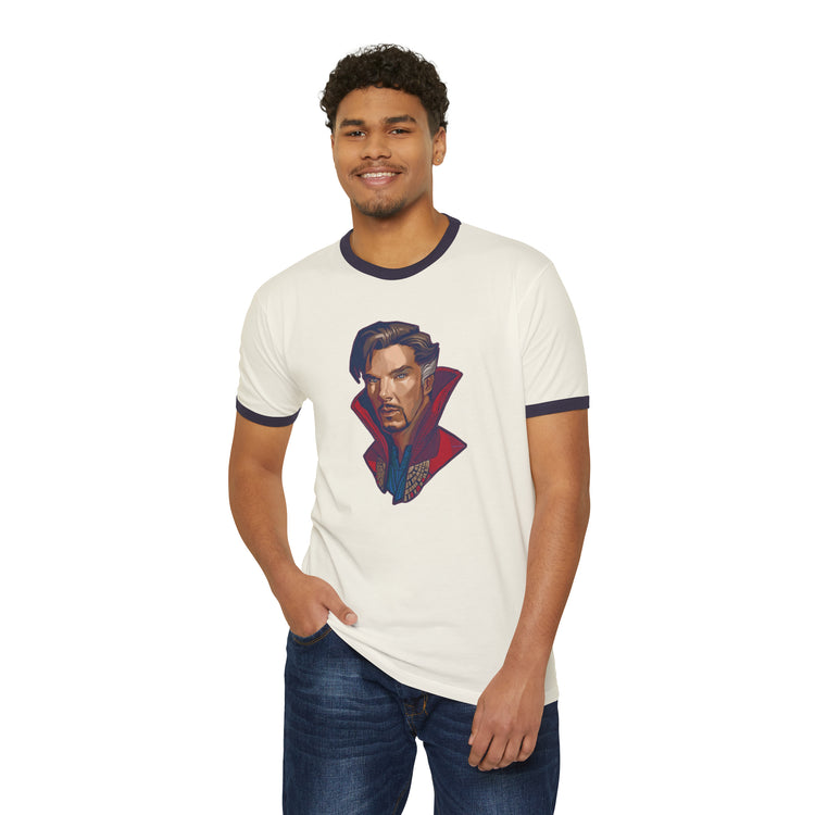 Stephen Strange Unisex Cotton Ringer T-Shirt - Fandom-Made