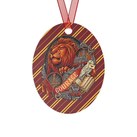Gryffindor Courage Metal Ornaments - Fandom-Made