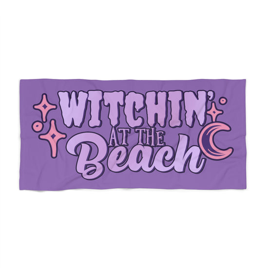 Witchin' At The Beach Beach Towel - Fandom-Made