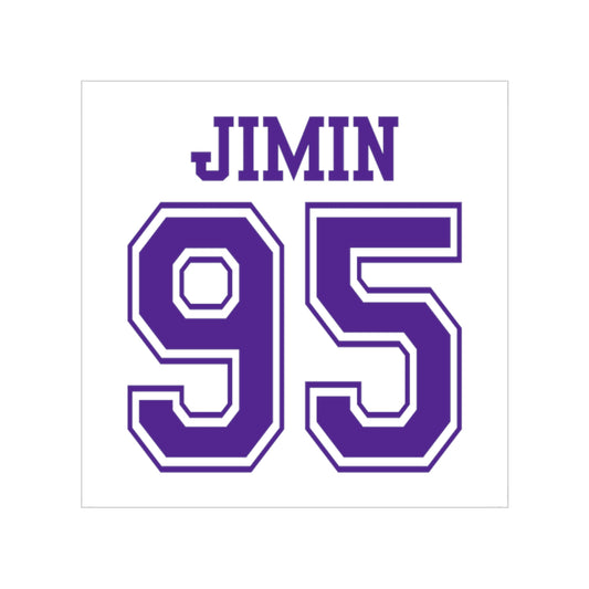 Jimin 95 Transparent Sticker