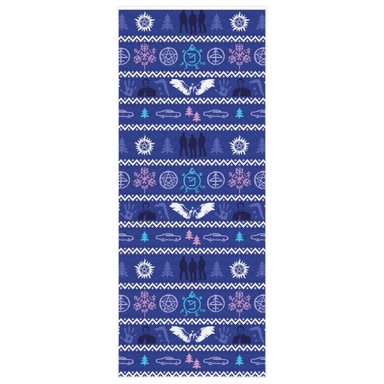 Supernatural Ugly Christmas Sweater Wrapping Paper - Fandom-Made