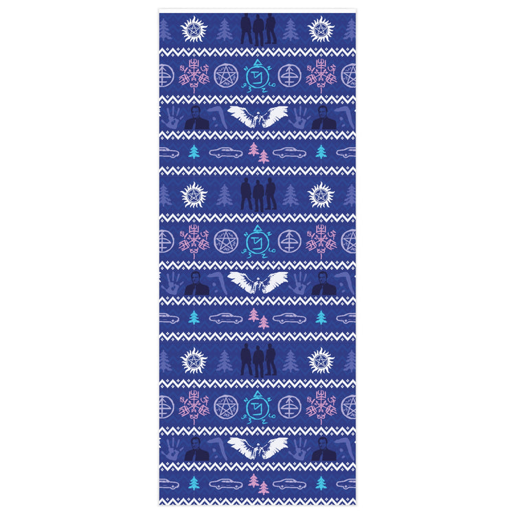 Supernatural Ugly Christmas Sweater Wrapping Paper - Fandom-Made