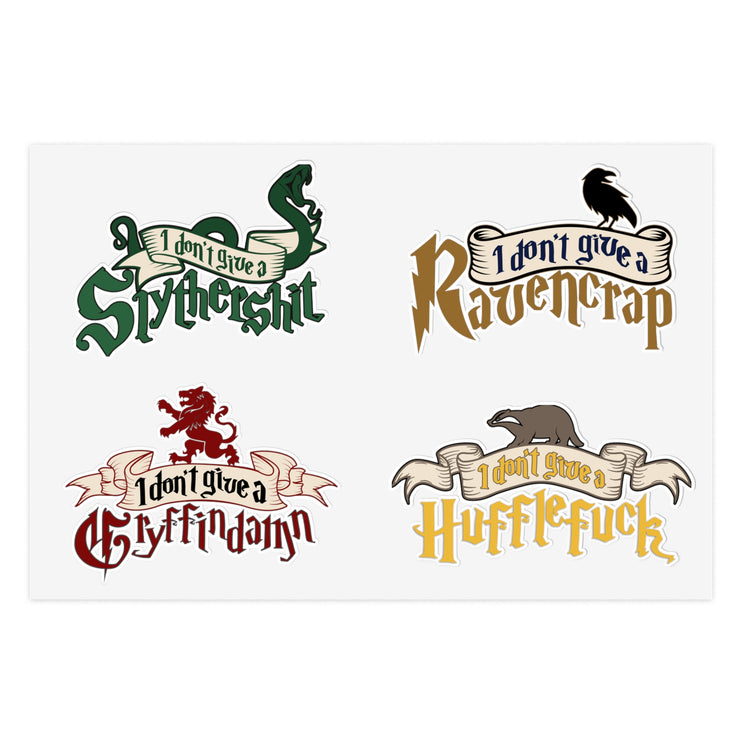 Harry Potter Houses Sticker Sheet