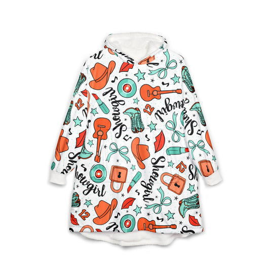 Country Showgirl Unisex Hooded Blanket