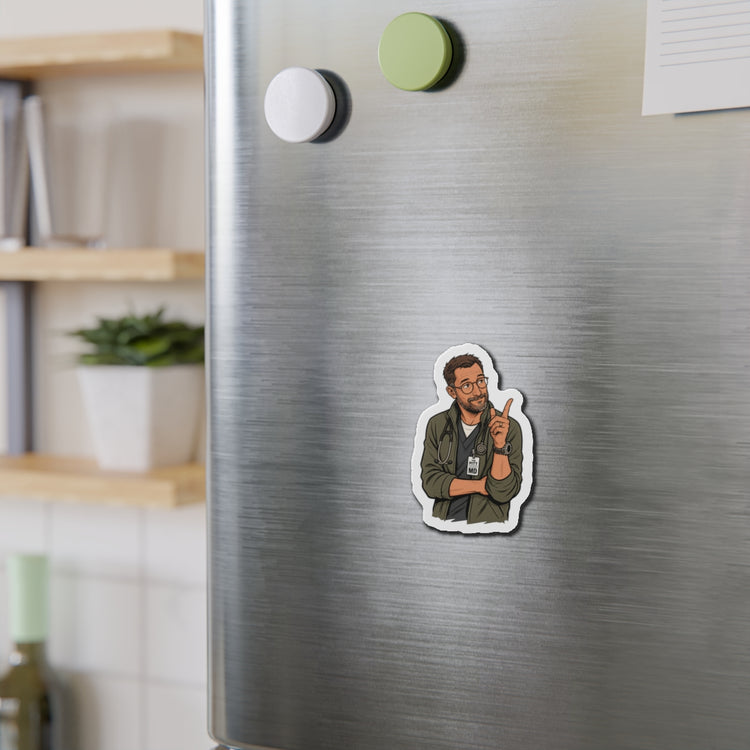 Dr. Robinavitch Die-Cut Magnet