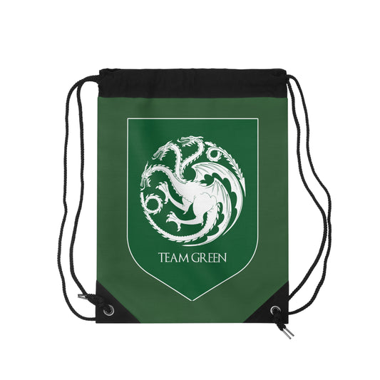 Team Green Drawstring Bag