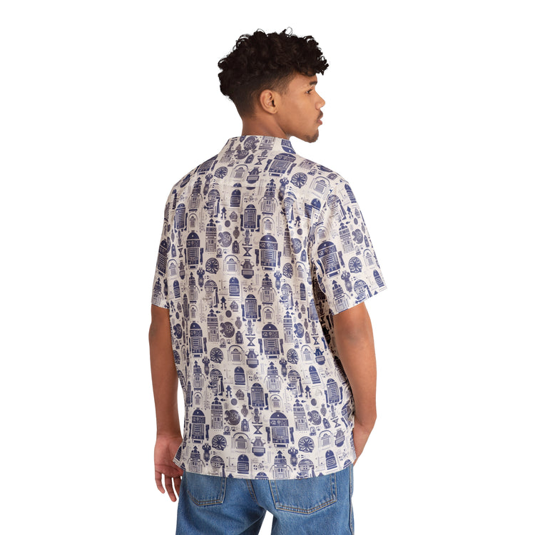 R2 Men's Hawaiian Shirt - Fandom-Made