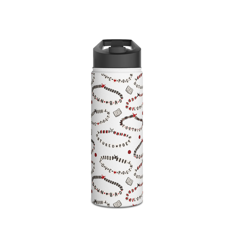 Tortured Friendship Bracelets All-Over Print Water Bottle - Fandom-Made