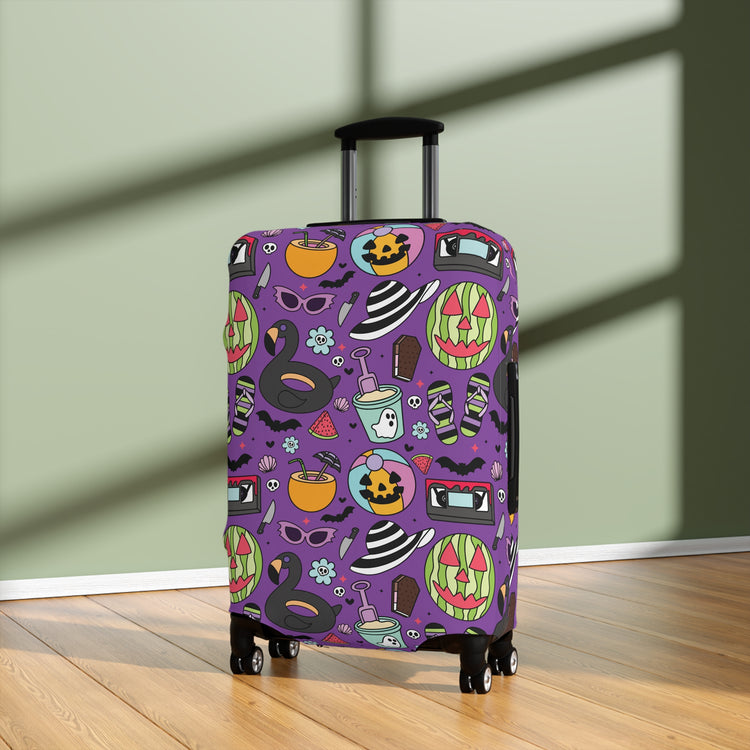 Summerween Vibes Luggage Cover