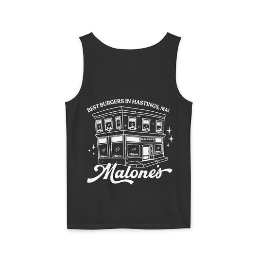 Malone's Unisex Garment-Dyed Tank Top