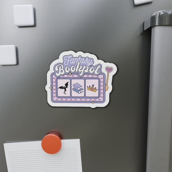 Fantasy Bookpot Die-Cut Magnet - Fandom-Made