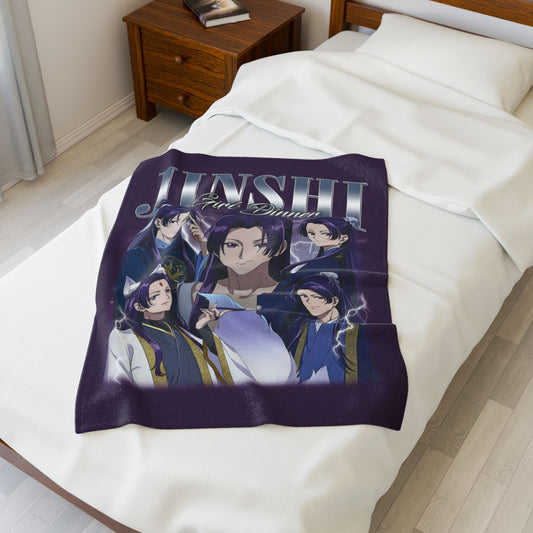 Girl Dinner Jinshi Velveteen Plush Blanket - Fandom-Made