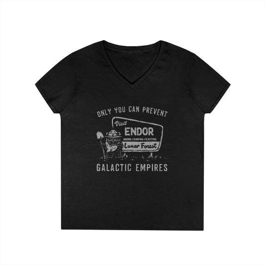 Only You Can Prevent Galactic Empires V-Neck Tee
