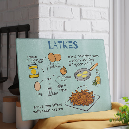 Latke Recipe Cutting Board