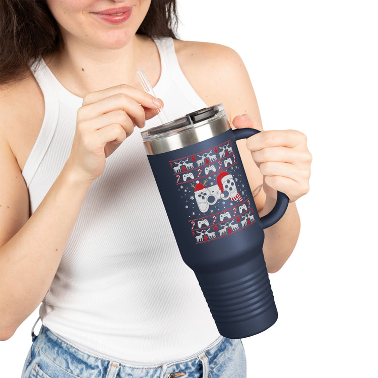 Gaming Ugly Christmas Insulated Tumbler