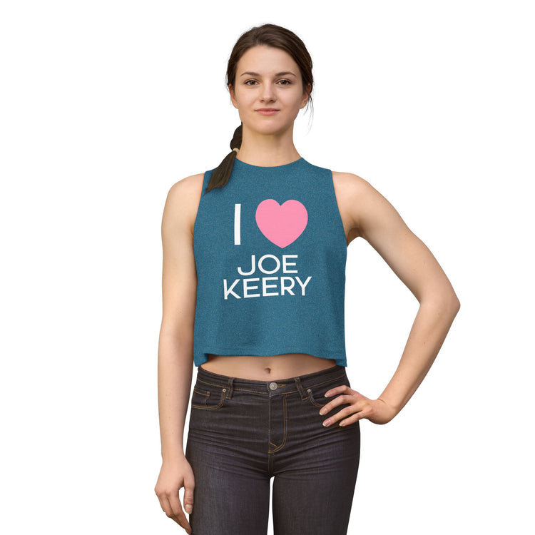 I Love Joe Keery Women's Crop Top - Fandom-Made