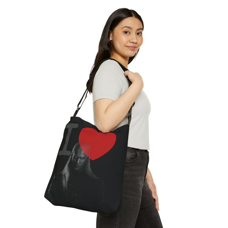 I Love Daemon Targaryen Adjustable Tote Bag - Fandom-Made