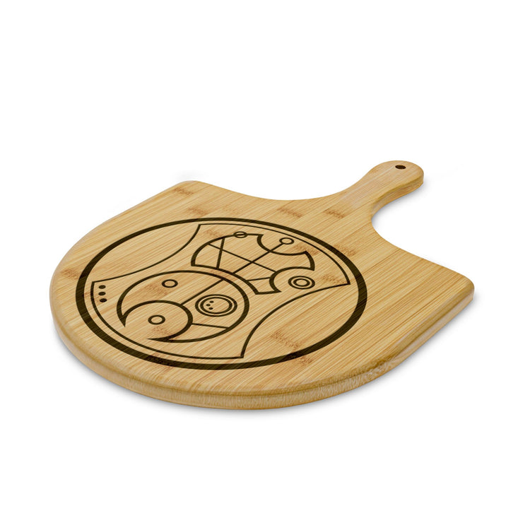 Hello Sweetie in Gallifreyan Bamboo Pizza Board - Fandom-Made