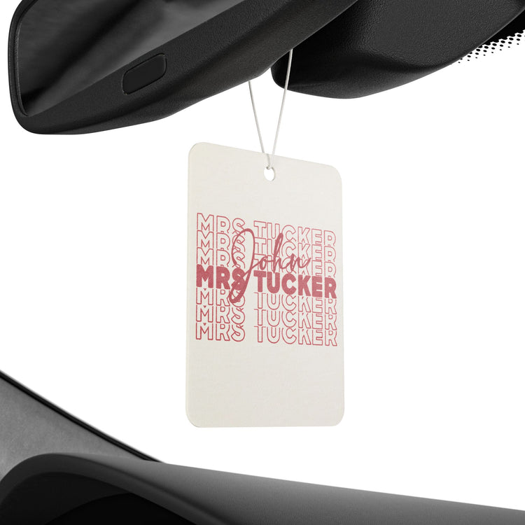 Mrs. John Tucker Car Air Freshener