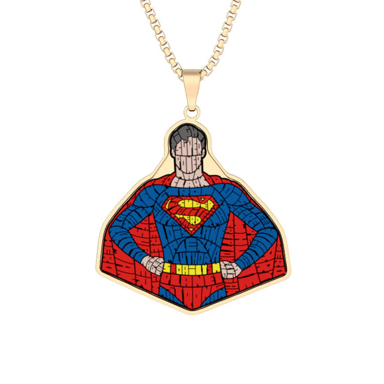 Kryptonian Caligram Pendant - Fandom-Made