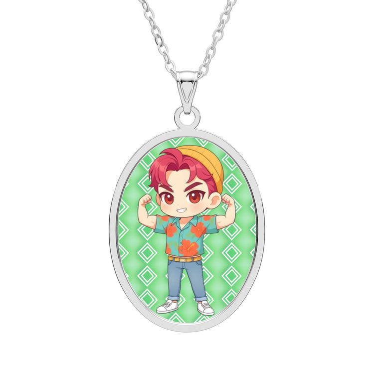 Abby Saja Oval Pendant