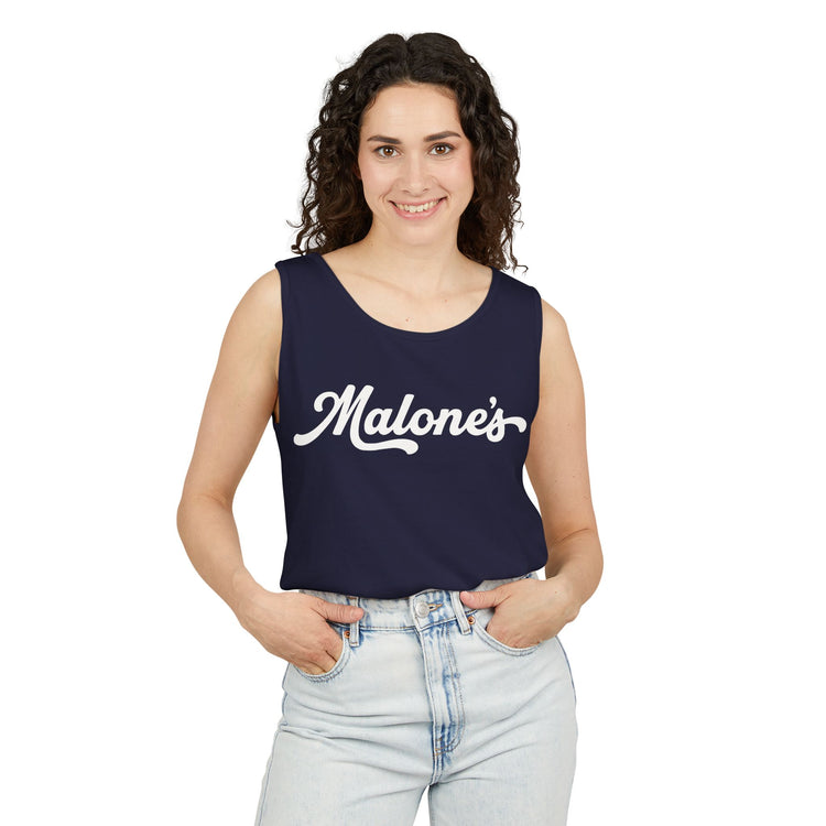 Malone's Unisex Garment-Dyed Tank Top