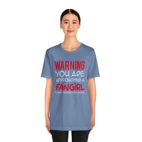 Warning Fangirl Unisex T-Shirt - Fandom-Made