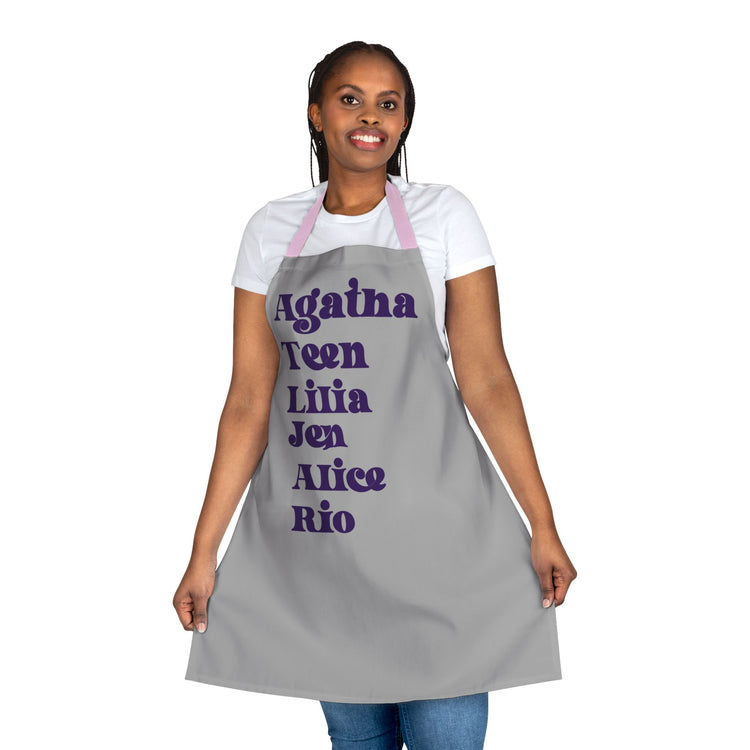 Agatha Names Apron