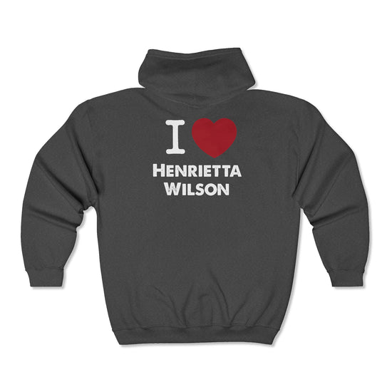 I Love Henrietta Wilson Unisex Zip Hoodie - Fandom-Made