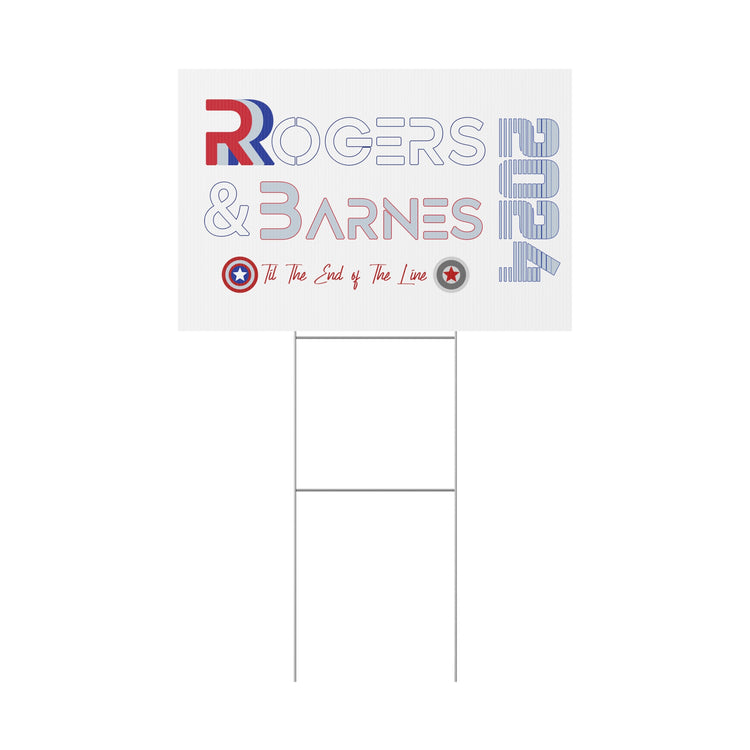 Rogers & Barnes 2024 Yard Sign