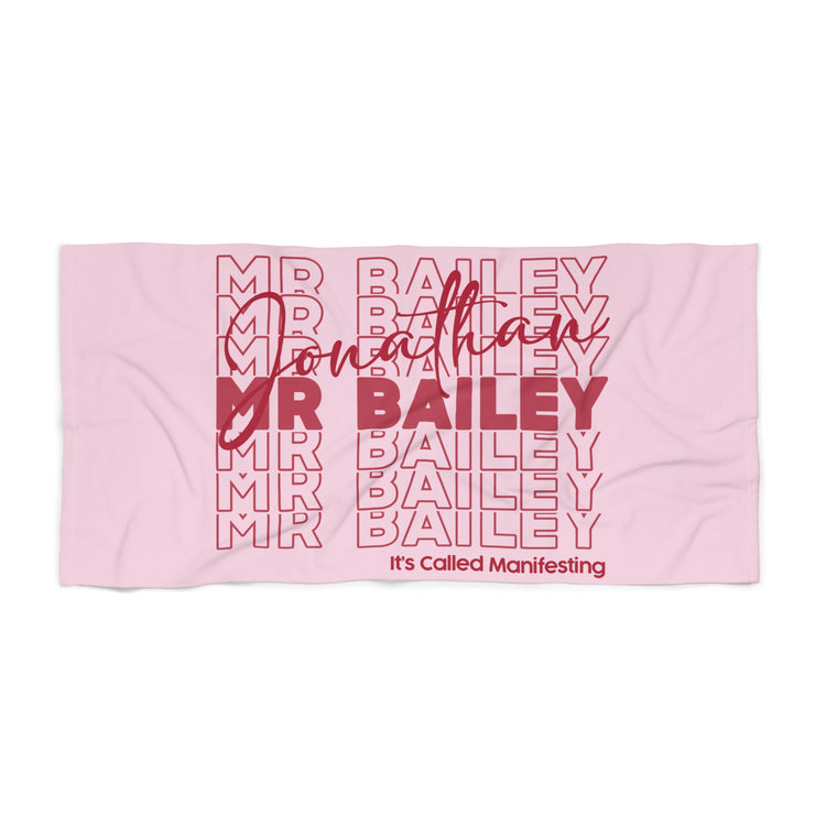 Mr. Bailey Beach Towel