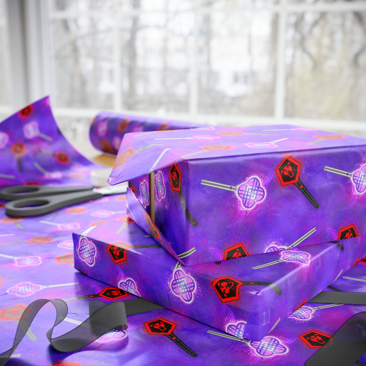 Light Sticks Wrapping Paper