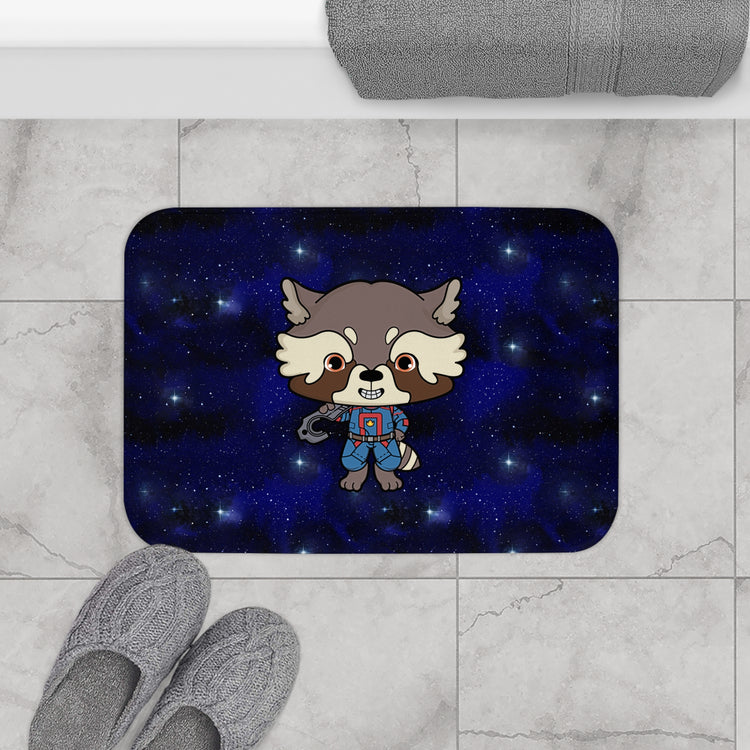 Rocket Raccoon Bath Mat - Fandom-Made