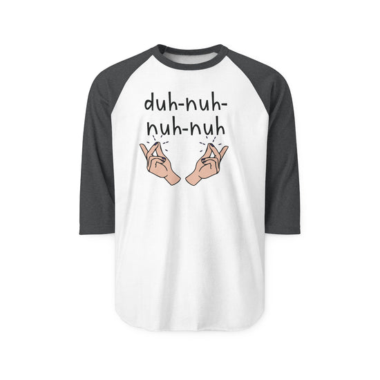 Snappy Song 3/4 Raglan Shirt - Fandom-Made
